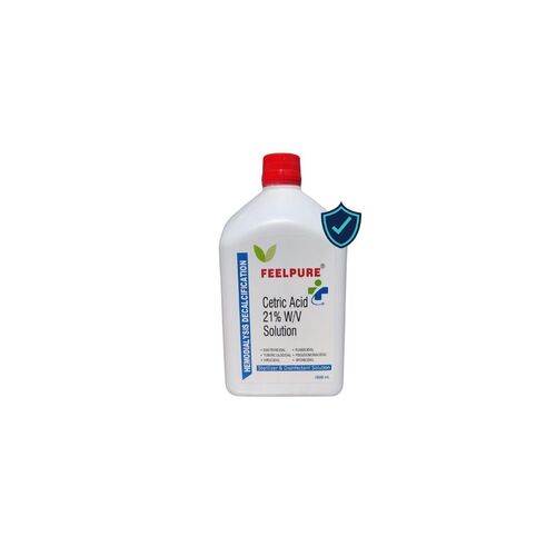 Hemodialysis Disinfectant Citric Acid 21% Solution DIALYSIS MACHINE DISINFECTANT 1 Liter