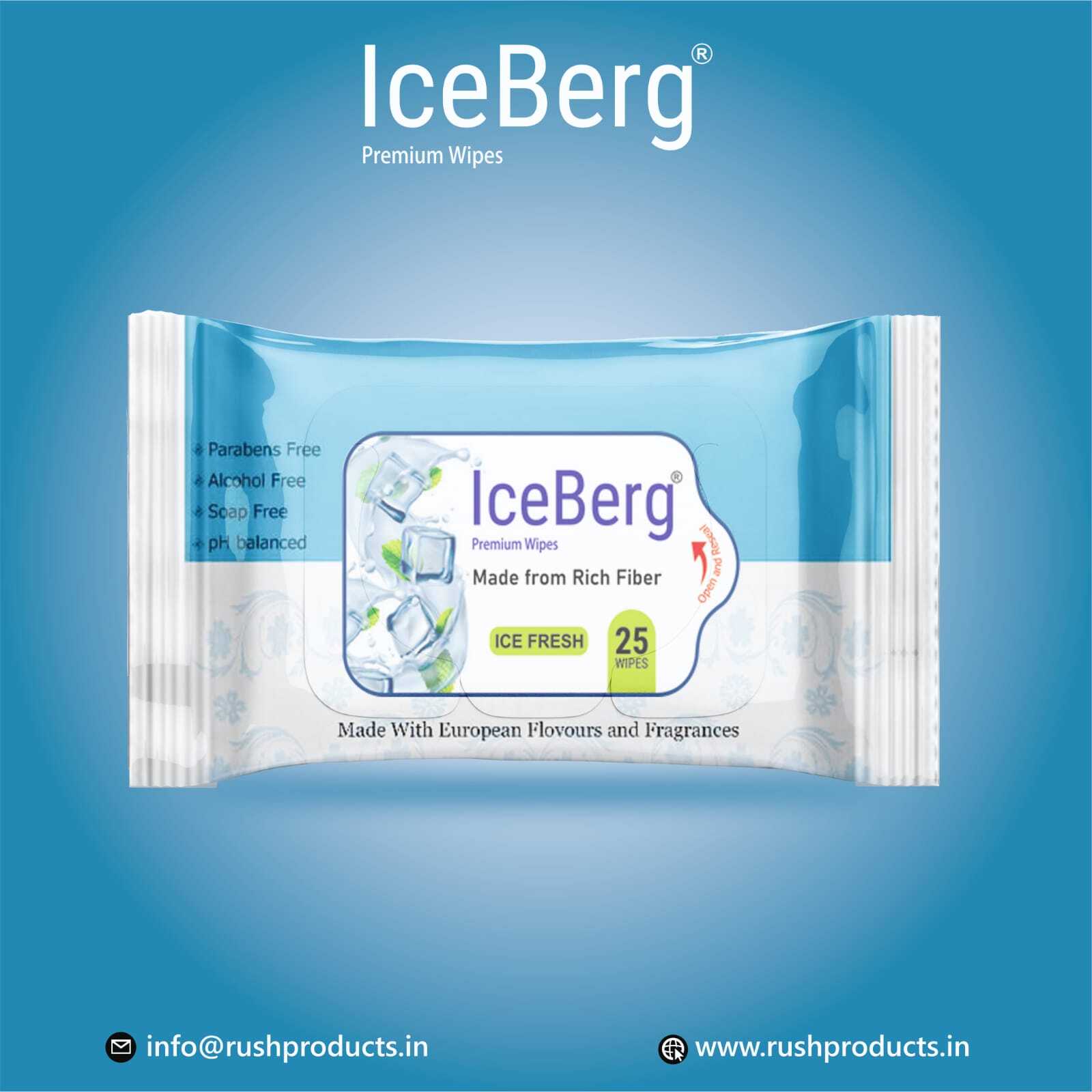 ICEBERG PREMIUM REFRESHING ICE FRESH WET WIPES