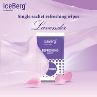 ICEBERG SINGLE PACK LAVENDER WET WIPES