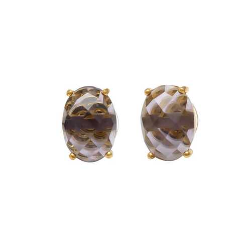 New arrival small brown gemstone Hook earrings