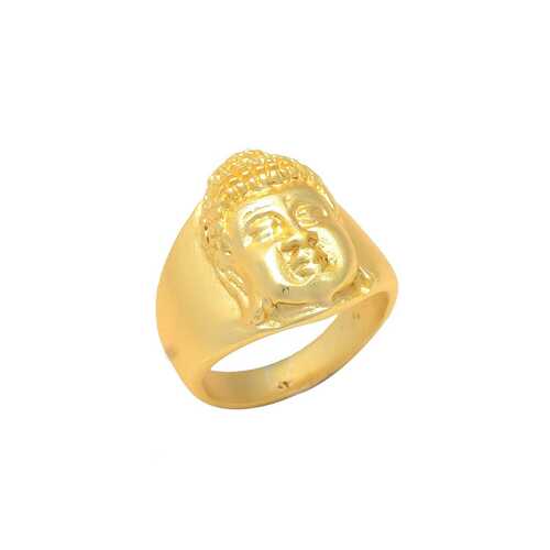 New arrival buddha face golden ring for woman