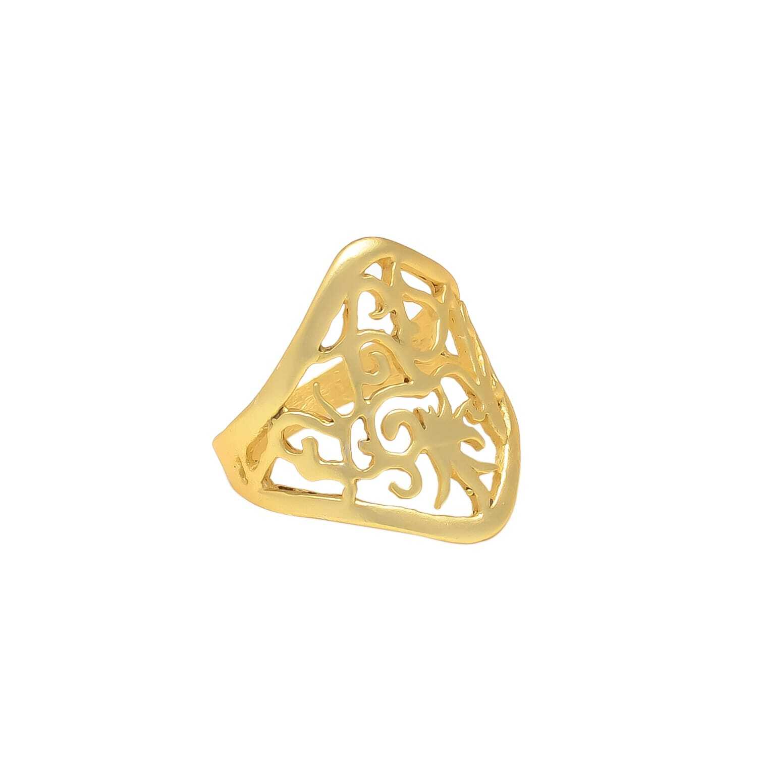 New arrival designer golden ring for woman