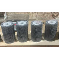 Abrasive Nylon Roller Brush - Bristle Color: Black