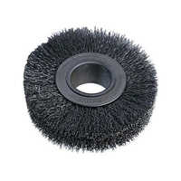 Circular Wire Brush - Stainless Steel And Polypropylene, 5-8 Inch Length For Heavy-duty Industrial Cleaning