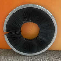Circular Bent Channel Brush - Bristle Color: Black