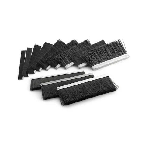 Nylon Bristle Strip Brush - Bristle Color: Black