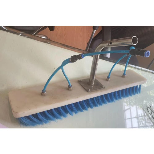 Solar Panel Cleaning Brushes Without Handle - Bristle Color: Blue