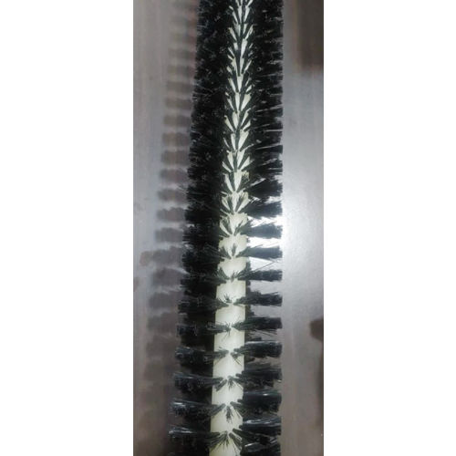 Spiral Filling Roller Solar Panel Cleaning Brush - Bristle Color: Black