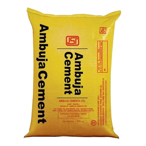 50Kg Ambuja Cement - Color: Grey