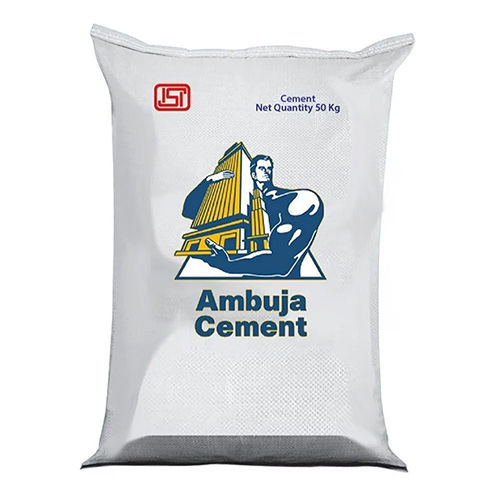 50Kg Ambuja Cement - Color: Grey