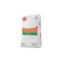 Bharathi Cement - 50kg High-strength Grey Cement | High Fineness, Fine Sand Properties, Smooth Finish
