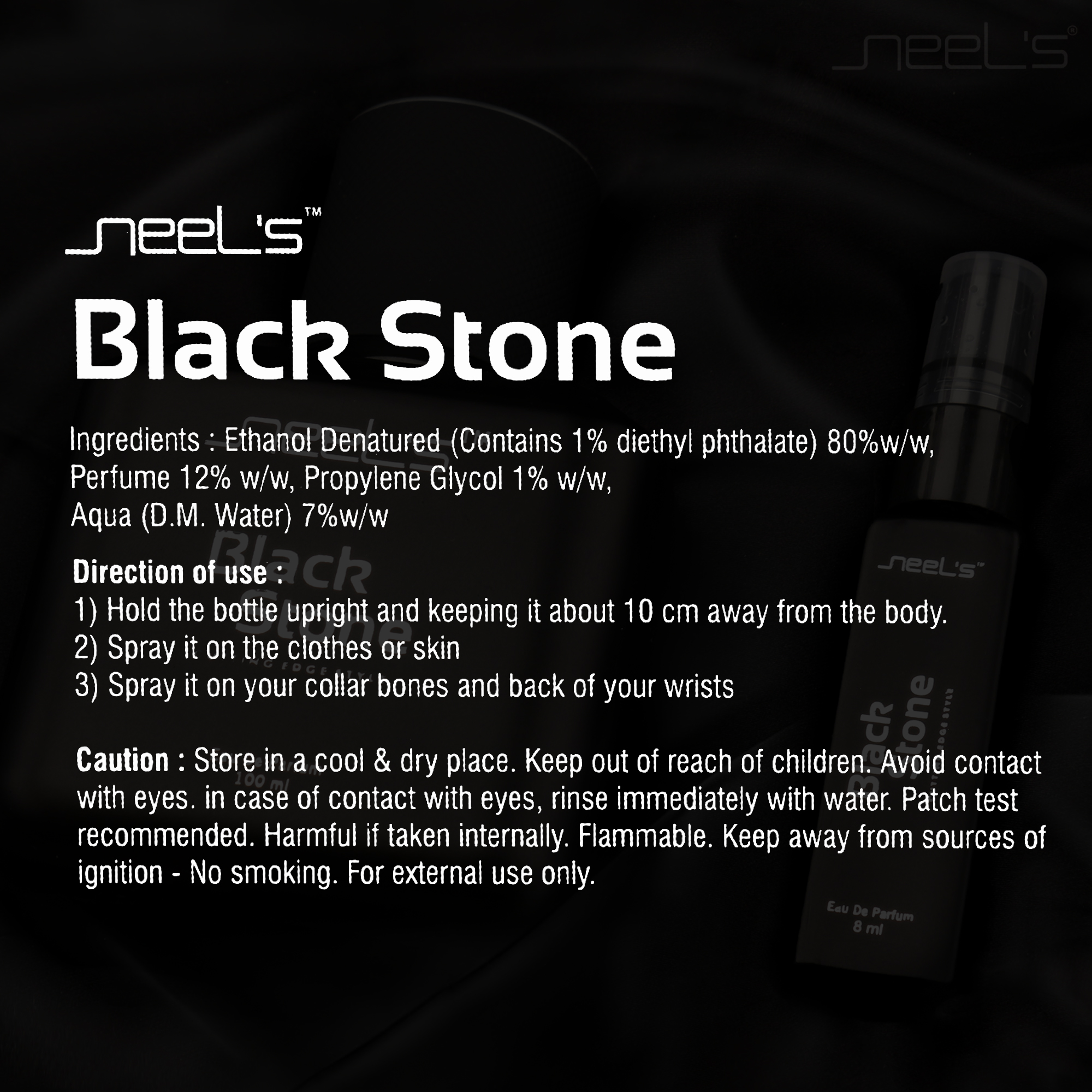 Neels Black Stone Premium Perfume