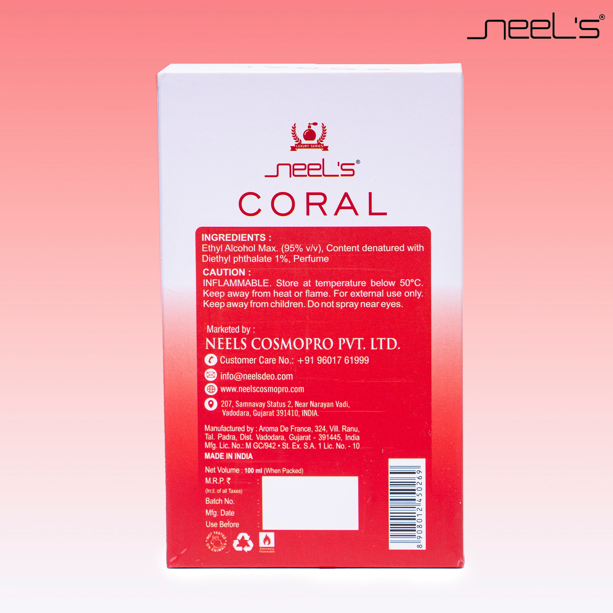 Neels Coral Premium Perfume