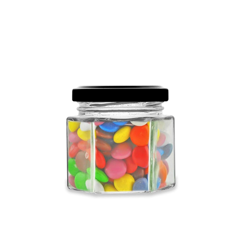 CROCO JAR Hexagon Glass Jar 100ML