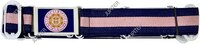 School Belt - Metal Finish In Brass And Steel, Powder Coating With Customized Logo, Tailored Niwar Options For Unisex Wearers Aged 4-19