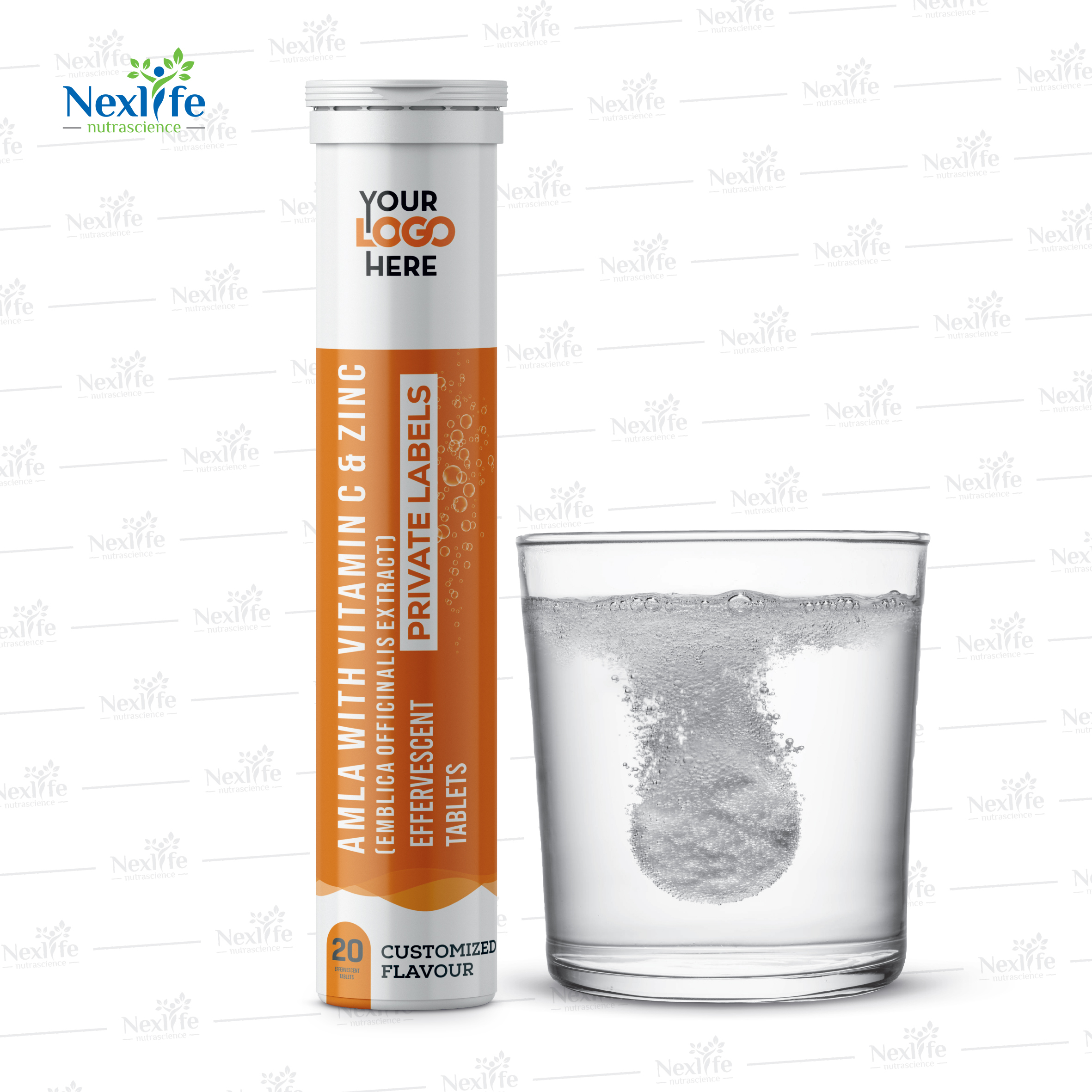 Natural Vitamin C And Zinc Effervescent Tablets