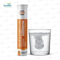 Natural Vitamin C And Zinc Effervescent Tablets