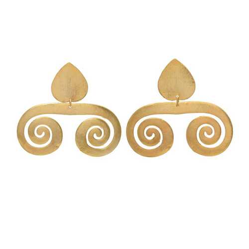 New Arrival Gold Plated Stud Earring