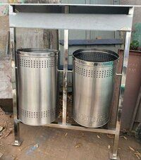 Stainless steel Pole Hanging/Dustbins with stand/outdoor dustbins