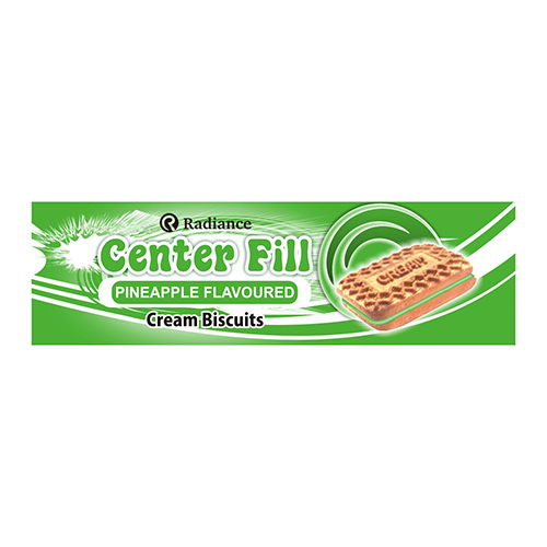 Pineapple Flavoured Center Fill Cream Biscuits