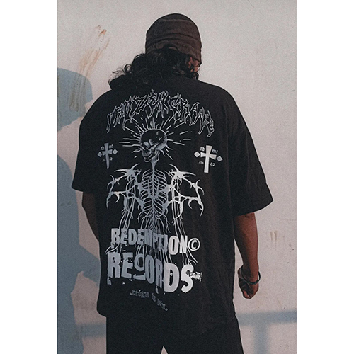 Men's Oversized TShirt with puff print