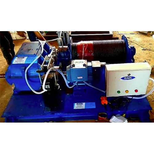 Tower Winch - Color: Blue Paint Coated