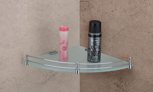 Premium Glass Corner/Bathroom Shelf/Kitchen Shelf - Best Quality - VGC-04