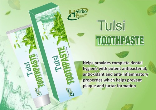 Herbal Tulsi Toothpaste - Recommended For: All