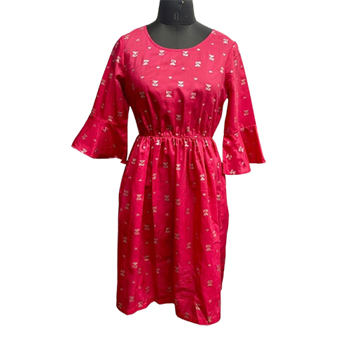 Pink Color Short Kurti