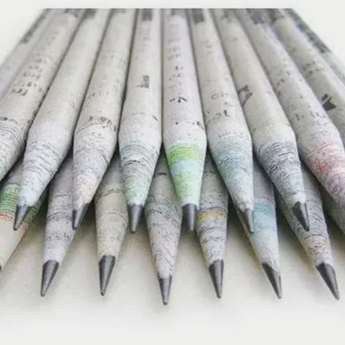 Recycled Newspaper Pencil