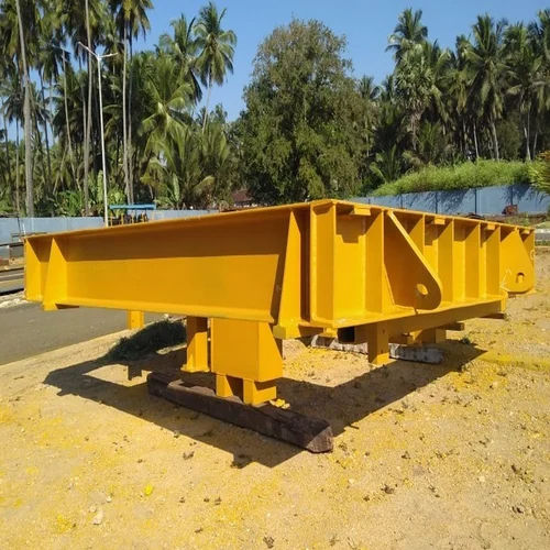 Railway Engine Mounting Base Frames - Color: Yellow