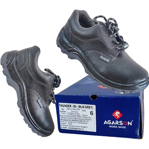 Thunder Black Safety Shoes