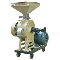 Coffee Grinding Machine - Metal Construction, 50-100 Kg/hour Capacity, Beige Color, Manual Cleaning System, Steel Blade Milling, 220v Voltage, 100 Kg Weight