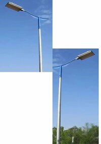 Round Conical Lighting Poles - Color: White