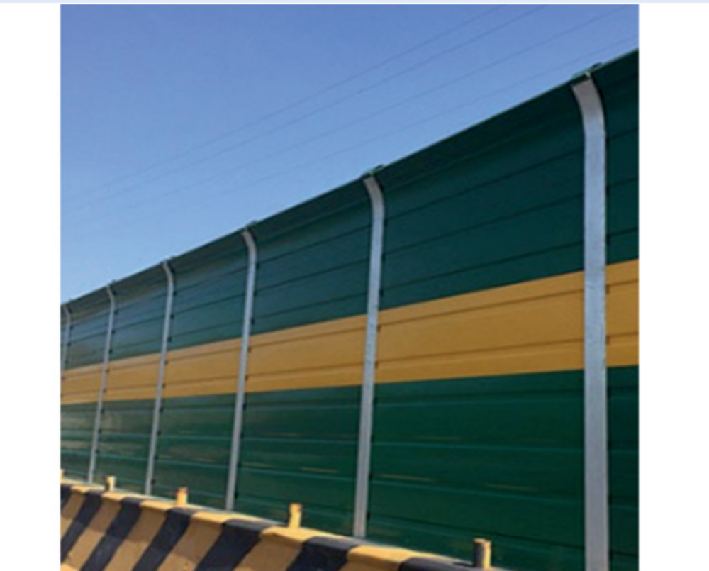 Absorptive Noise Barrier