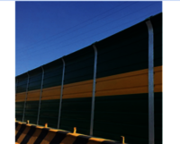 Absorptive Noise Barrier - Color: Requirement Based