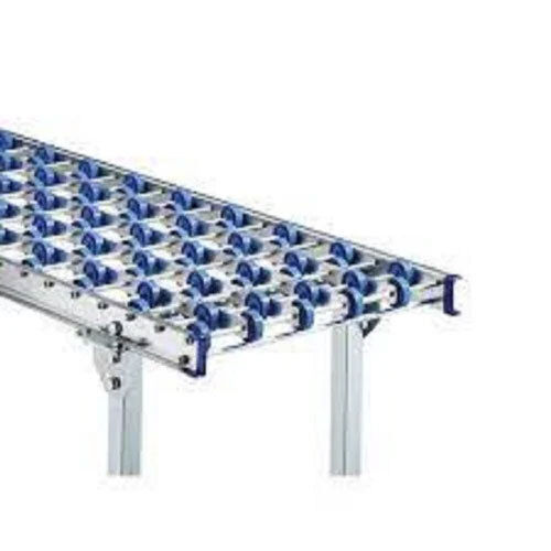 Skate Wheel Conveyors - Color: Silver