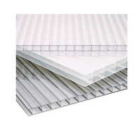 Polycarbonate Sheet Cladding - White Color, Polycarbonate Material For Open Spaces, Atriums, Walkways And Greenhouses