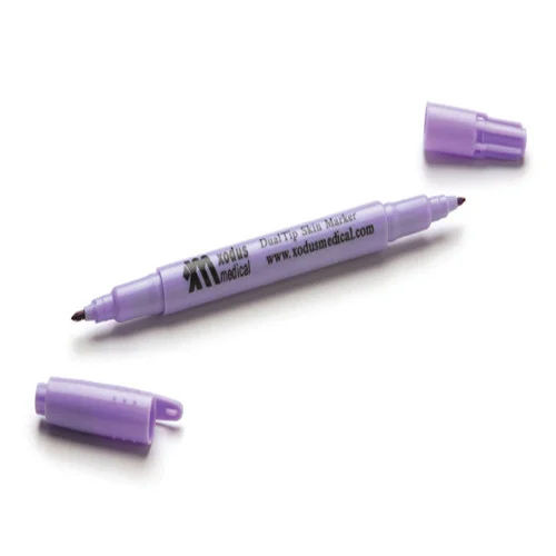 Dual Tip Skin Marker Pen - Material: Plastic