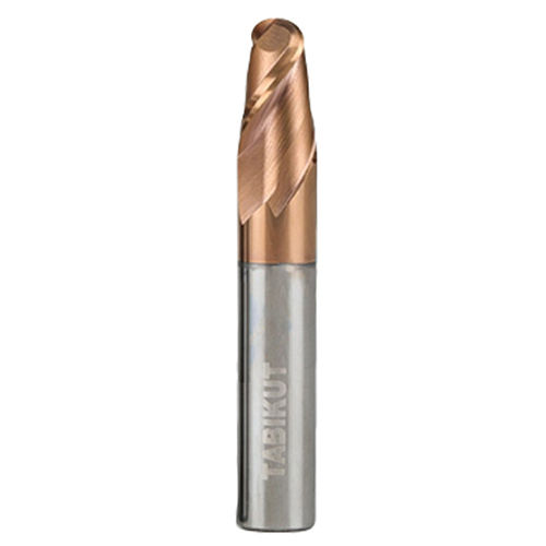 Ball Nose End Drill Bit - Color: Silver