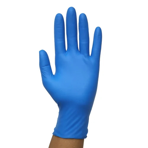 Royal Blue Powder Free Food Processing Nitrile Examination Gloves