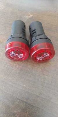 Indicator With Buzzer - Color: Red