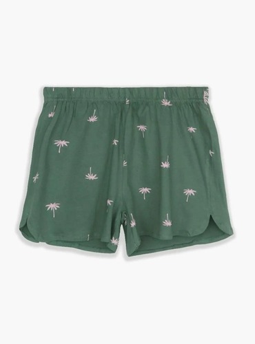 Zeeman Ladies Green AOP Lounge Shorts