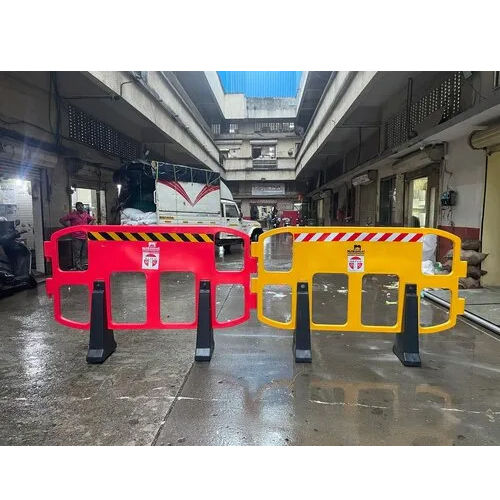 Road Traffic Barrier - Color: Yellow & Red