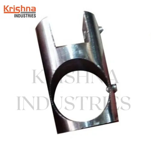 Stainless Steel Railing Pipe Holder - Color: Silver