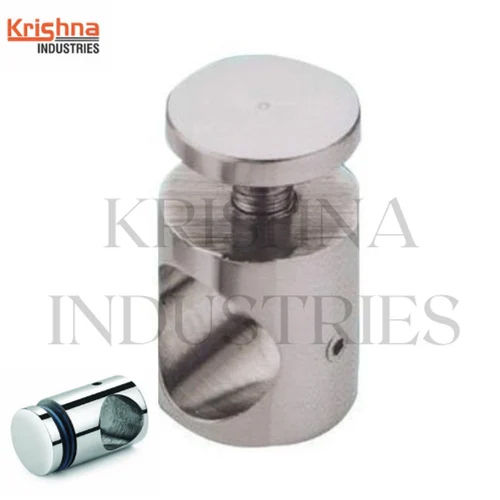 Ss Folding Cap Glass Brackets - Color: Silver