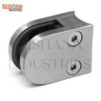 Stainless Steel Modular D Bracket - 38 Mm Size | Easy To Install, Sleek Silver Design For Glass Fitting Applications