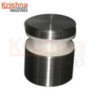 Stainless Steel Glass Point Fitting - Color: Silver