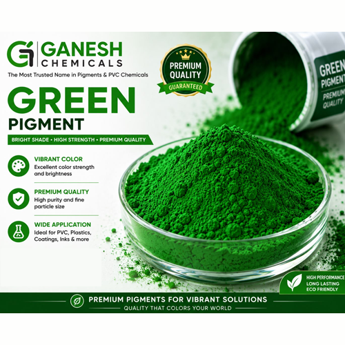 Pigment Powder ( Green Colour ) - Application: Industrial