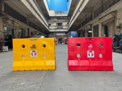 Road Barricades - Color: Yellow & Red